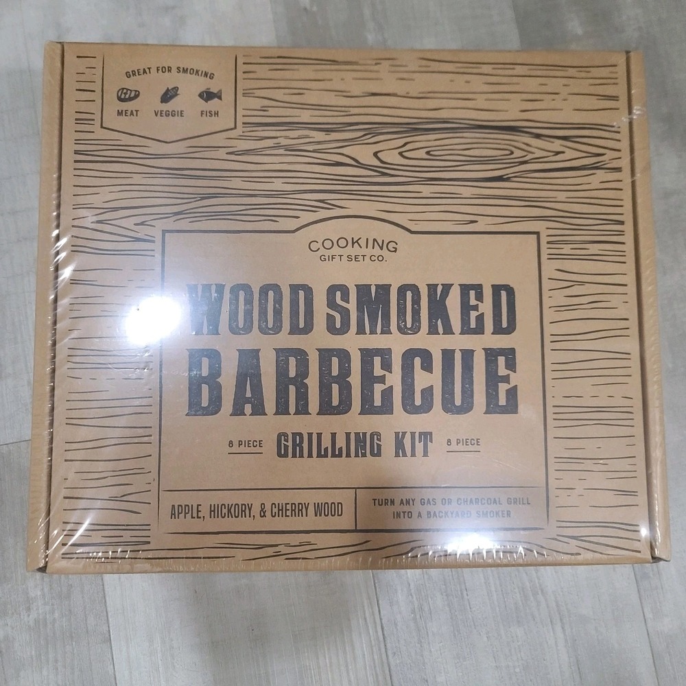 Cooking Gift Set Co Wood Smoked Barbecue Grill Kit 8 Piece Set